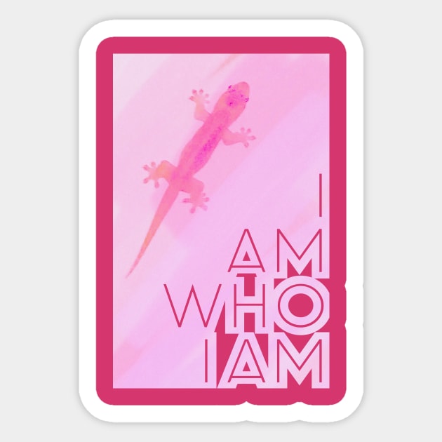 I am who I am Sticker by AAADesign